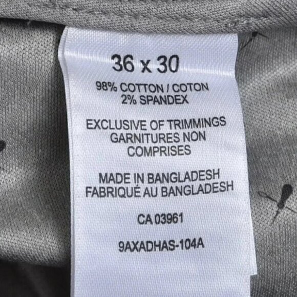 NWT Denver Hayes Athletic Stretch Chino Olive Green Size 36x30 - Picture 9 of 10